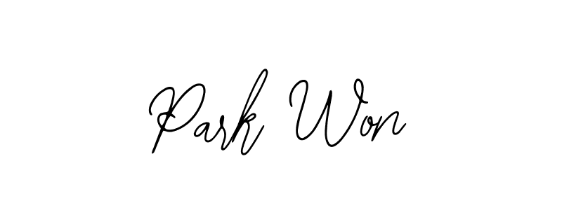 Also You can easily find your signature by using the search form. We will create Park Won name handwritten signature images for you free of cost using Bearetta-2O07w sign style. Park Won signature style 12 images and pictures png