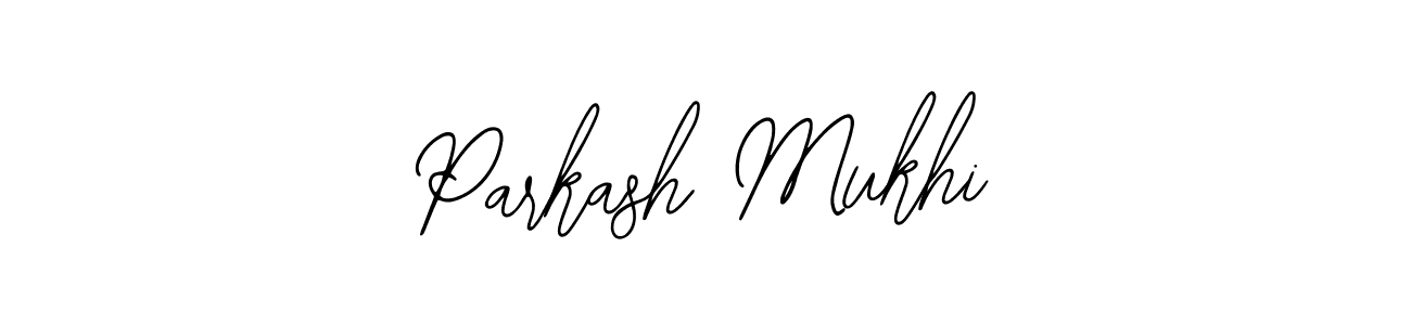 Use a signature maker to create a handwritten signature online. With this signature software, you can design (Bearetta-2O07w) your own signature for name Parkash Mukhi. Parkash Mukhi signature style 12 images and pictures png