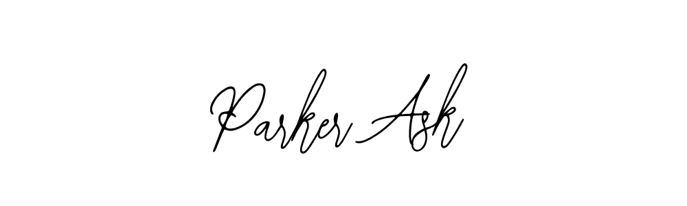 Design your own signature with our free online signature maker. With this signature software, you can create a handwritten (Bearetta-2O07w) signature for name Parker Ask. Parker Ask signature style 12 images and pictures png