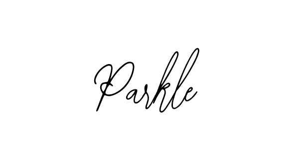 Design your own signature with our free online signature maker. With this signature software, you can create a handwritten (Bearetta-2O07w) signature for name Parkle. Parkle signature style 12 images and pictures png
