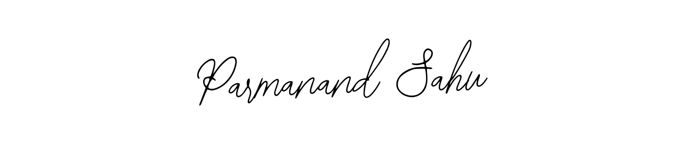The best way (Bearetta-2O07w) to make a short signature is to pick only two or three words in your name. The name Parmanand Sahu include a total of six letters. For converting this name. Parmanand Sahu signature style 12 images and pictures png