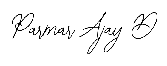 Try this chic Parmar Ajay D handwritten sign style. Using Bearetta-2O07w font elements, it gives your name a sleek, memorable identity. Parmar Ajay D signature style 12 images and pictures png