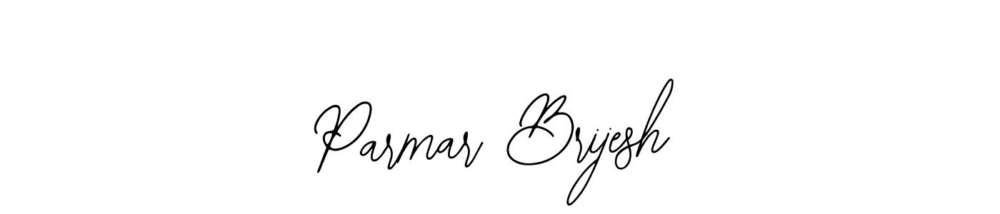 The best way (Bearetta-2O07w) to make a short signature is to pick only two or three words in your name. The name Parmar Brijesh include a total of six letters. For converting this name. Parmar Brijesh signature style 12 images and pictures png