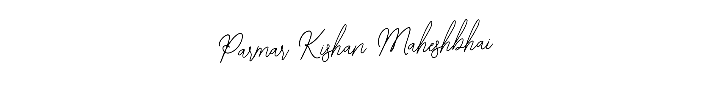 Make a beautiful signature design for name Parmar Kishan Maheshbhai. With this signature (Bearetta-2O07w) style, you can create a handwritten signature for free. Parmar Kishan Maheshbhai signature style 12 images and pictures png