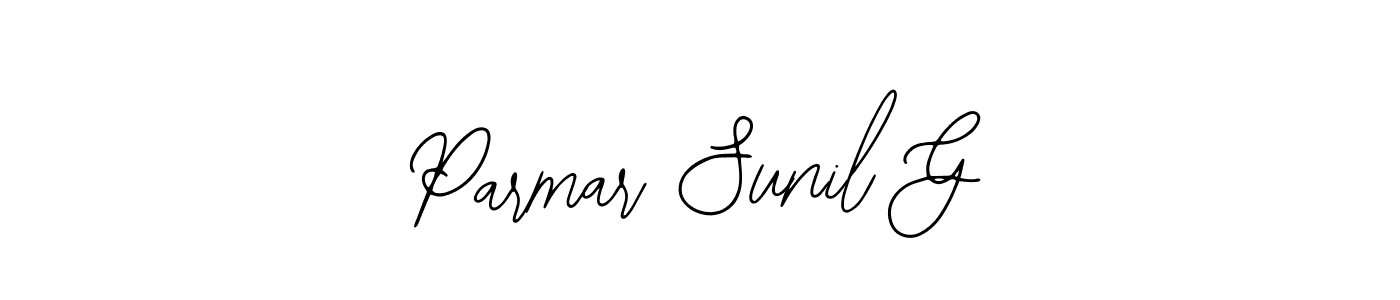 Make a short Parmar Sunil G signature style. Manage your documents anywhere anytime using Bearetta-2O07w. Create and add eSignatures, submit forms, share and send files easily. Parmar Sunil G signature style 12 images and pictures png