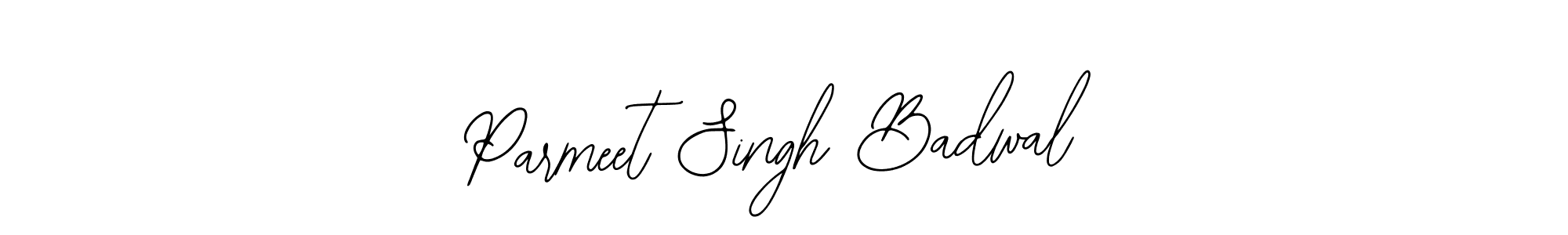 Make a beautiful signature design for name Parmeet Singh Badwal. With this signature (Bearetta-2O07w) style, you can create a handwritten signature for free. Parmeet Singh Badwal signature style 12 images and pictures png