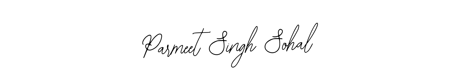 Design your own signature with our free online signature maker. With this signature software, you can create a handwritten (Bearetta-2O07w) signature for name Parmeet Singh Sohal. Parmeet Singh Sohal signature style 12 images and pictures png