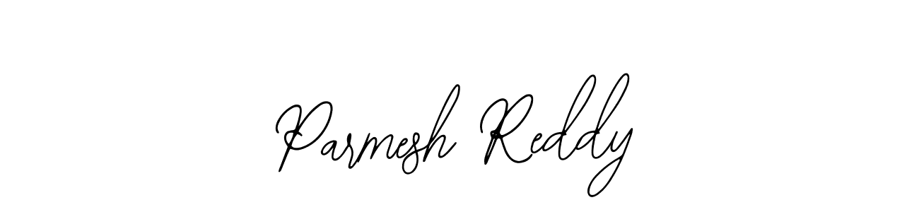 Use a signature maker to create a handwritten signature online. With this signature software, you can design (Bearetta-2O07w) your own signature for name Parmesh Reddy. Parmesh Reddy signature style 12 images and pictures png