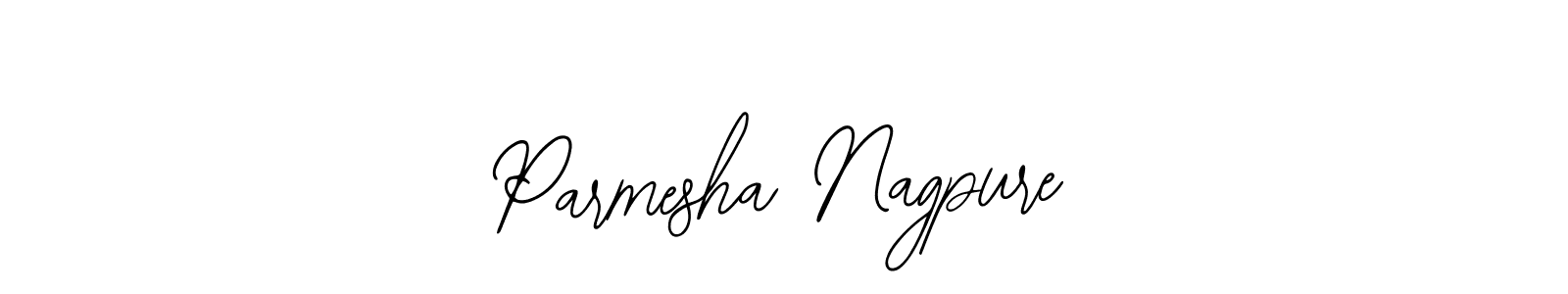 How to make Parmesha Nagpure signature? Bearetta-2O07w is a professional autograph style. Create handwritten signature for Parmesha Nagpure name. Parmesha Nagpure signature style 12 images and pictures png