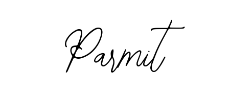 Create your official email sign-off with Parmit name in Bearetta-2O07w style. Crisp, clean, and perfectly legible across all screens. Parmit signature style 12 images and pictures png