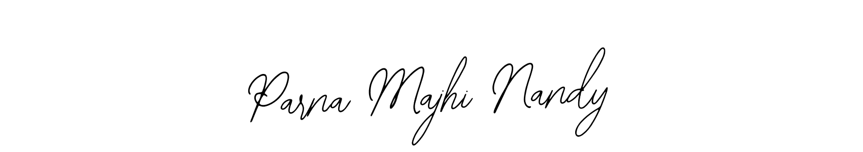 Make a beautiful signature design for name Parna Majhi Nandy. Use this online signature maker to create a handwritten signature for free. Parna Majhi Nandy signature style 12 images and pictures png