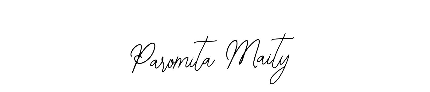 You should practise on your own different ways (Bearetta-2O07w) to write your name (Paromita Maity) in signature. don't let someone else do it for you. Paromita Maity signature style 12 images and pictures png