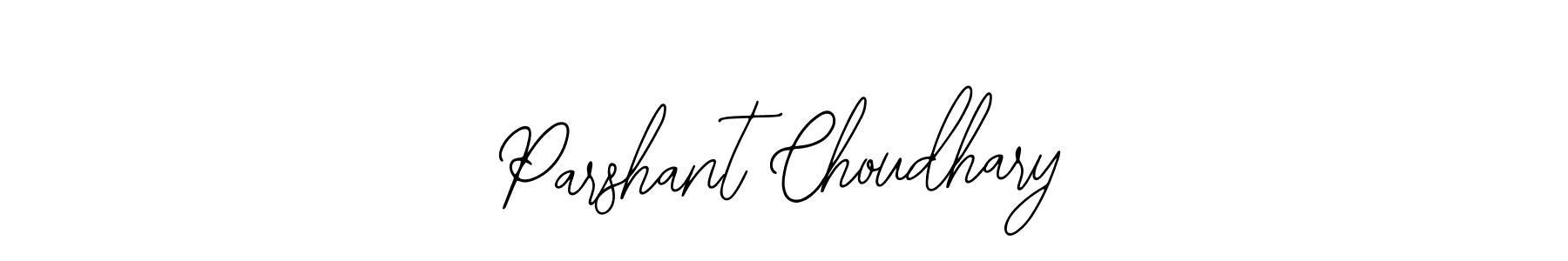 How to make Parshant Choudhary name signature. Use Bearetta-2O07w style for creating short signs online. This is the latest handwritten sign. Parshant Choudhary signature style 12 images and pictures png