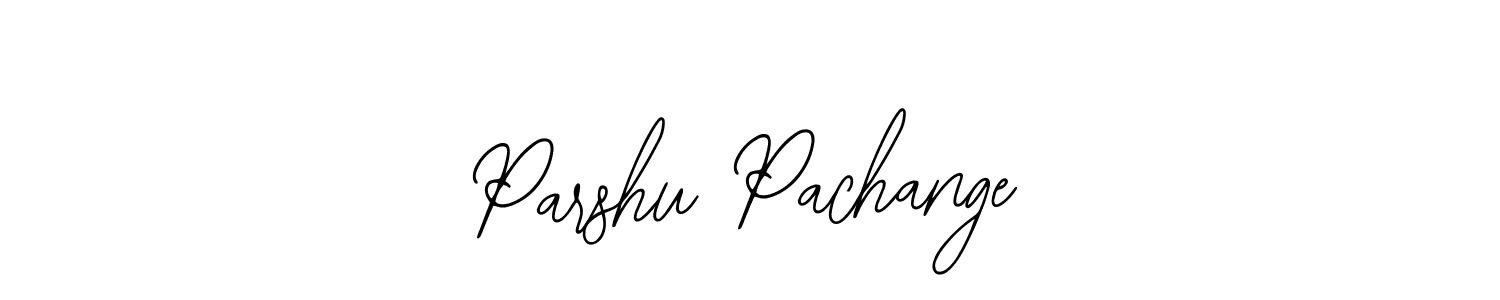 Make a beautiful signature design for name Parshu Pachange. Use this online signature maker to create a handwritten signature for free. Parshu Pachange signature style 12 images and pictures png