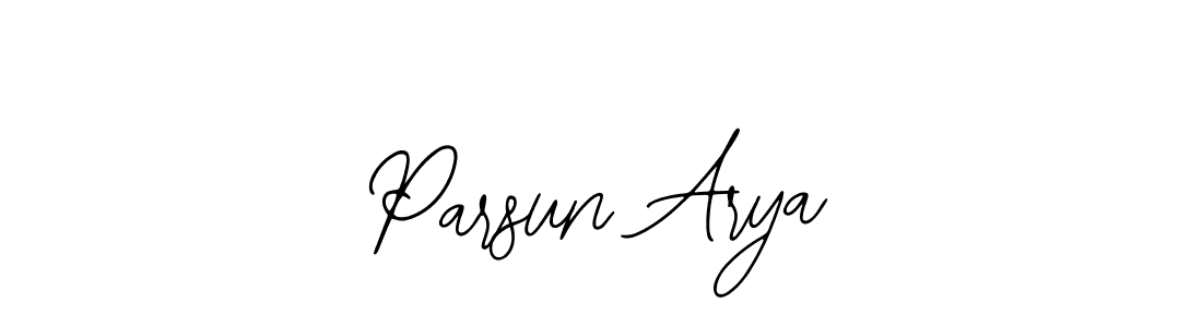 Make a beautiful signature design for name Parsun Arya. With this signature (Bearetta-2O07w) style, you can create a handwritten signature for free. Parsun Arya signature style 12 images and pictures png