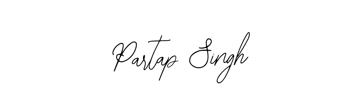 How to make Partap Singh name signature. Use Bearetta-2O07w style for creating short signs online. This is the latest handwritten sign. Partap Singh signature style 12 images and pictures png