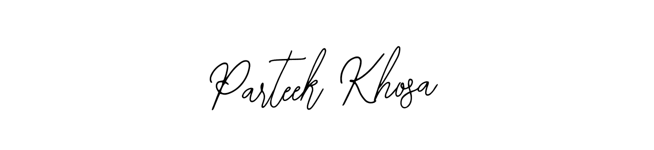 Best and Professional Signature Style for Parteek Khosa. Bearetta-2O07w Best Signature Style Collection. Parteek Khosa signature style 12 images and pictures png