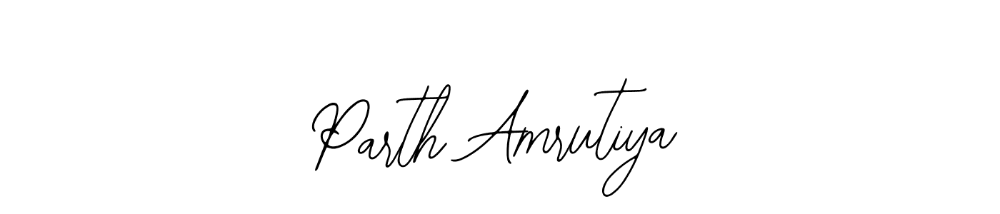 Design your own signature with our free online signature maker. With this signature software, you can create a handwritten (Bearetta-2O07w) signature for name Parth Amrutiya. Parth Amrutiya signature style 12 images and pictures png