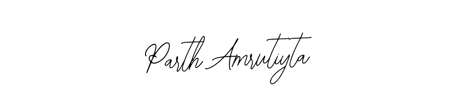 Make a beautiful signature design for name Parth Amrutiyta. Use this online signature maker to create a handwritten signature for free. Parth Amrutiyta signature style 12 images and pictures png