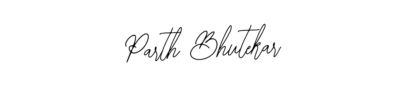 Use a signature maker to create a handwritten signature online. With this signature software, you can design (Bearetta-2O07w) your own signature for name Parth Bhutekar. Parth Bhutekar signature style 12 images and pictures png