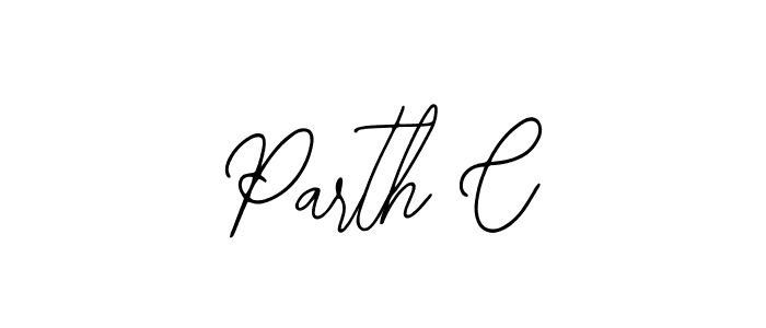 Bearetta-2O07w is a professional signature style that is perfect for those who want to add a touch of class to their signature. It is also a great choice for those who want to make their signature more unique. Get Parth C name to fancy signature for free. Parth C signature style 12 images and pictures png