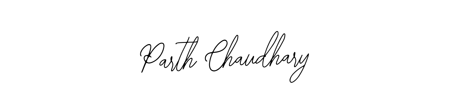 Also we have Parth Chaudhary name is the best signature style. Create professional handwritten signature collection using Bearetta-2O07w autograph style. Parth Chaudhary signature style 12 images and pictures png