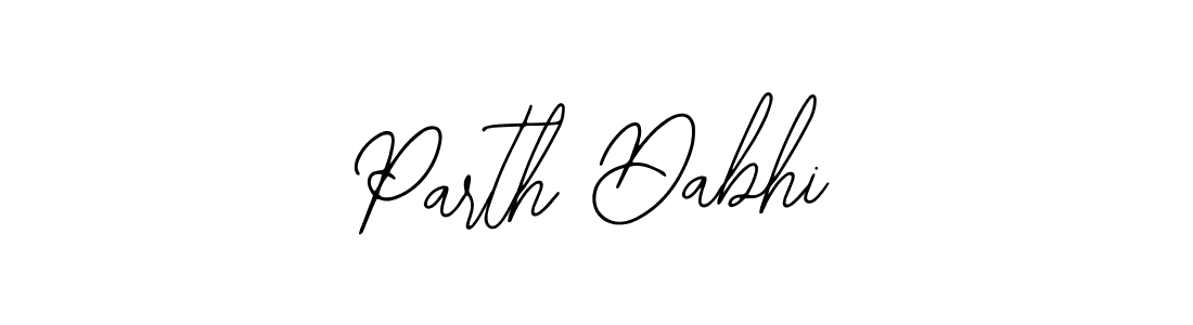 Parth Dabhi stylish signature style. Best Handwritten Sign (Bearetta-2O07w) for my name. Handwritten Signature Collection Ideas for my name Parth Dabhi. Parth Dabhi signature style 12 images and pictures png