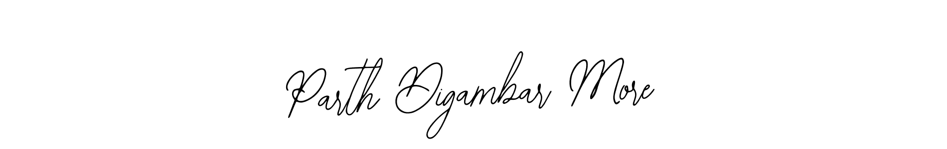 Create a beautiful signature design for name Parth Digambar More. With this signature (Bearetta-2O07w) fonts, you can make a handwritten signature for free. Parth Digambar More signature style 12 images and pictures png