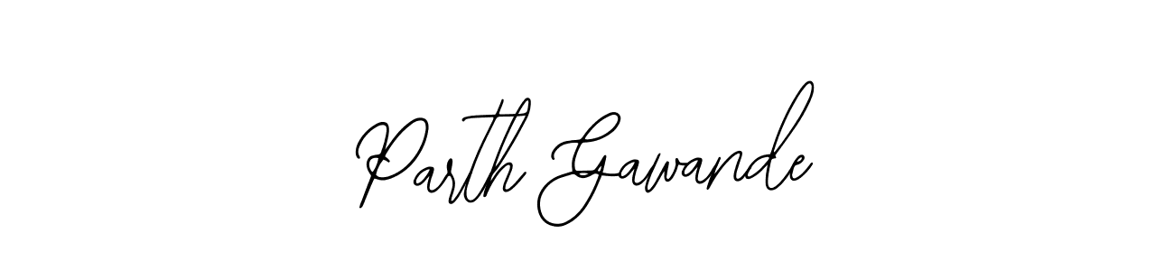 You should practise on your own different ways (Bearetta-2O07w) to write your name (Parth Gawande) in signature. don't let someone else do it for you. Parth Gawande signature style 12 images and pictures png