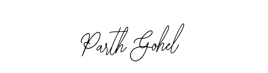 The best way (Bearetta-2O07w) to make a short signature is to pick only two or three words in your name. The name Parth Gohel include a total of six letters. For converting this name. Parth Gohel signature style 12 images and pictures png