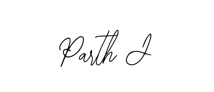 Make a beautiful signature design for name Parth J. Use this online signature maker to create a handwritten signature for free. Parth J signature style 12 images and pictures png