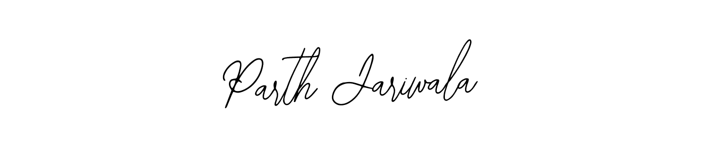 How to make Parth Jariwala name signature. Use Bearetta-2O07w style for creating short signs online. This is the latest handwritten sign. Parth Jariwala signature style 12 images and pictures png