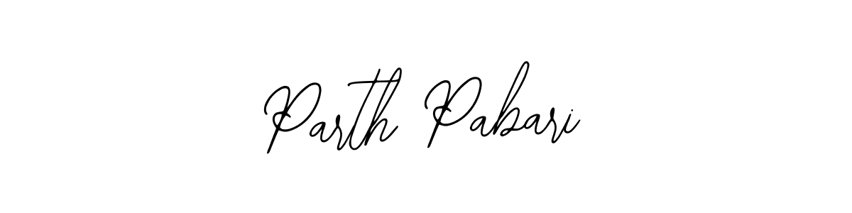 This is the best signature style for the Parth Pabari name. Also you like these signature font (Bearetta-2O07w). Mix name signature. Parth Pabari signature style 12 images and pictures png