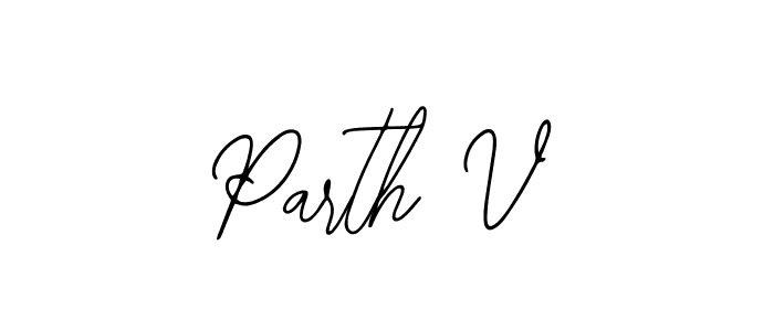 Make a beautiful signature design for name Parth V. With this signature (Bearetta-2O07w) style, you can create a handwritten signature for free. Parth V signature style 12 images and pictures png