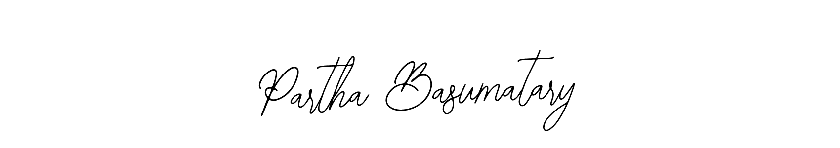 Design your own signature with our free online signature maker. With this signature software, you can create a handwritten (Bearetta-2O07w) signature for name Partha Basumatary. Partha Basumatary signature style 12 images and pictures png