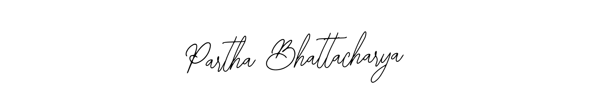 Also we have Partha Bhattacharya name is the best signature style. Create professional handwritten signature collection using Bearetta-2O07w autograph style. Partha Bhattacharya signature style 12 images and pictures png