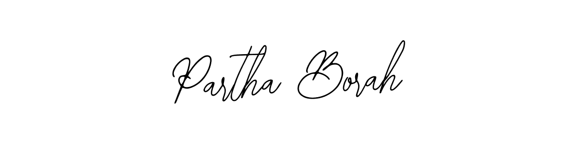 Design your own signature with our free online signature maker. With this signature software, you can create a handwritten (Bearetta-2O07w) signature for name Partha Borah. Partha Borah signature style 12 images and pictures png