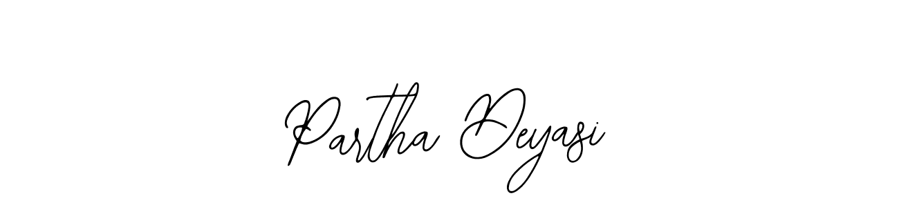 How to make Partha Deyasi signature? Bearetta-2O07w is a professional autograph style. Create handwritten signature for Partha Deyasi name. Partha Deyasi signature style 12 images and pictures png
