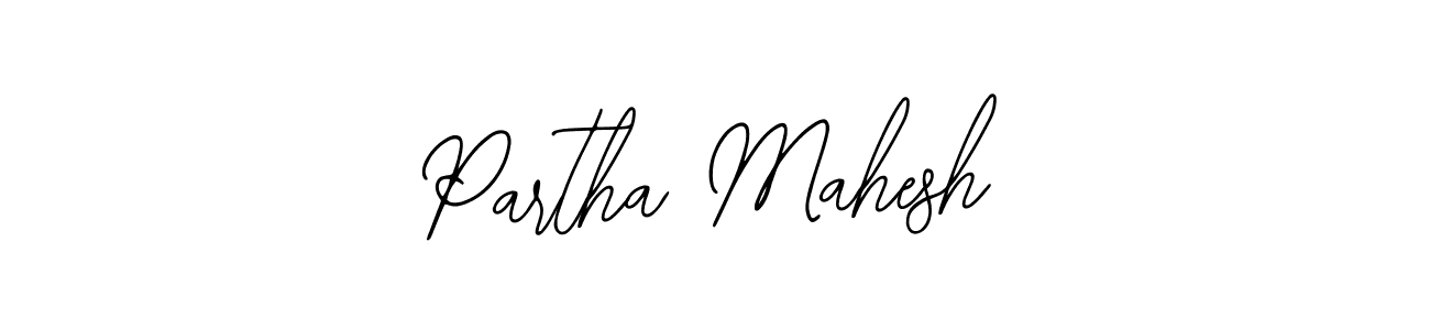 Make a beautiful signature design for name Partha Mahesh. Use this online signature maker to create a handwritten signature for free. Partha Mahesh signature style 12 images and pictures png