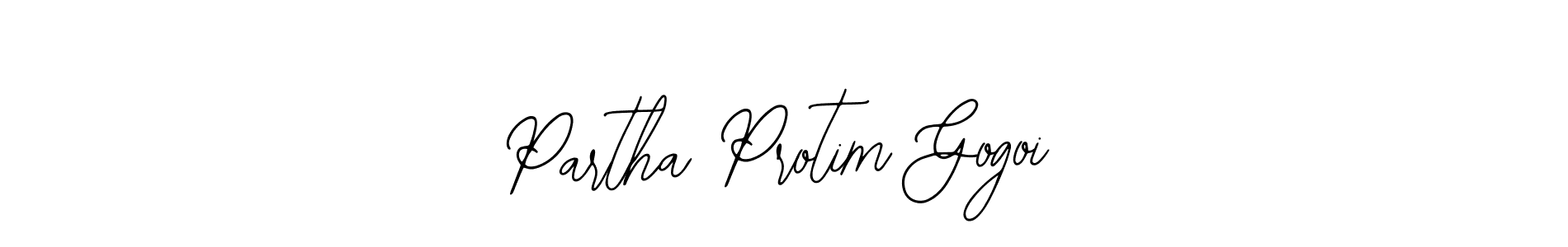 How to make Partha Protim Gogoi signature? Bearetta-2O07w is a professional autograph style. Create handwritten signature for Partha Protim Gogoi name. Partha Protim Gogoi signature style 12 images and pictures png