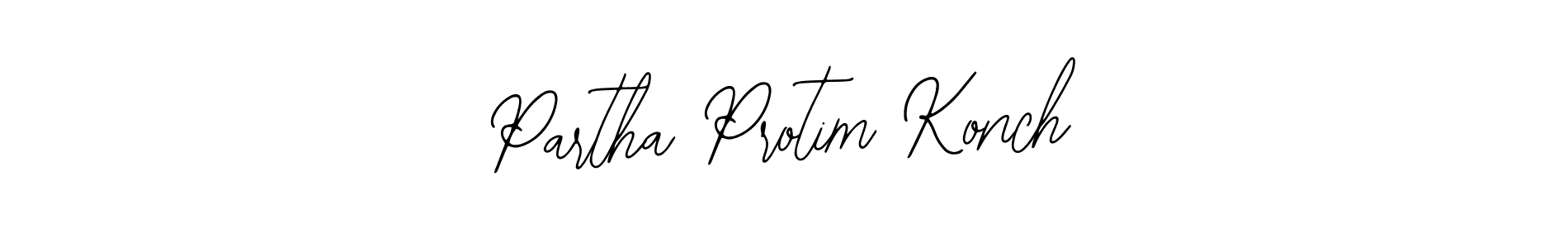 Bearetta-2O07w is a professional signature style that is perfect for those who want to add a touch of class to their signature. It is also a great choice for those who want to make their signature more unique. Get Partha Protim Konch name to fancy signature for free. Partha Protim Konch signature style 12 images and pictures png