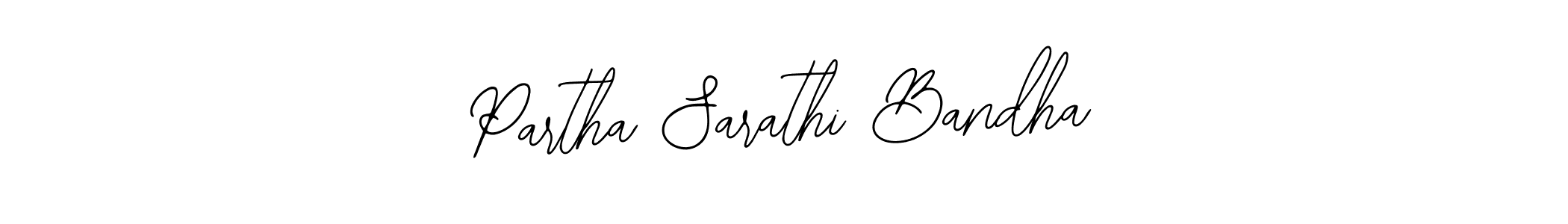 if you are searching for the best signature style for your name Partha Sarathi Bandha. so please give up your signature search. here we have designed multiple signature styles  using Bearetta-2O07w. Partha Sarathi Bandha signature style 12 images and pictures png