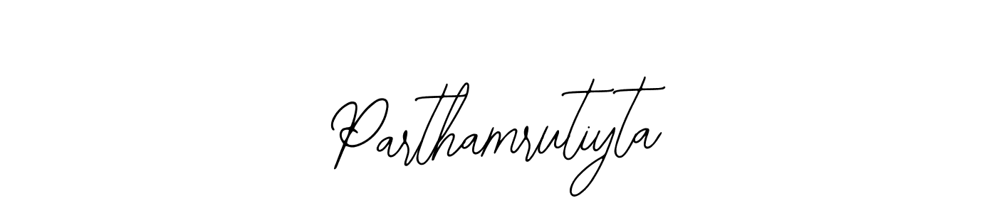You should practise on your own different ways (Bearetta-2O07w) to write your name (Parthamrutiyta) in signature. don't let someone else do it for you. Parthamrutiyta signature style 12 images and pictures png
