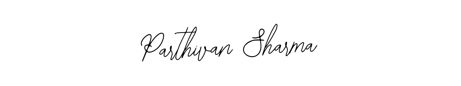 You should practise on your own different ways (Bearetta-2O07w) to write your name (Parthivan Sharma) in signature. don't let someone else do it for you. Parthivan Sharma signature style 12 images and pictures png