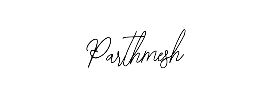 Use a signature maker to create a handwritten signature online. With this signature software, you can design (Bearetta-2O07w) your own signature for name Parthmesh. Parthmesh signature style 12 images and pictures png