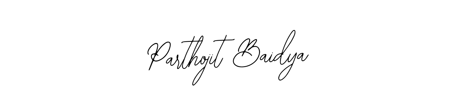 Create a beautiful signature design for name Parthojit Baidya. With this signature (Bearetta-2O07w) fonts, you can make a handwritten signature for free. Parthojit Baidya signature style 12 images and pictures png