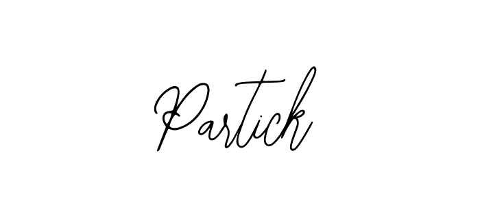 You should practise on your own different ways (Bearetta-2O07w) to write your name (Partick) in signature. don't let someone else do it for you. Partick signature style 12 images and pictures png