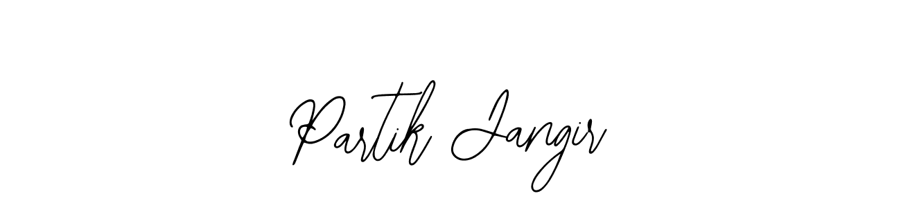 Make a beautiful signature design for name Partik Jangir. With this signature (Bearetta-2O07w) style, you can create a handwritten signature for free. Partik Jangir signature style 12 images and pictures png