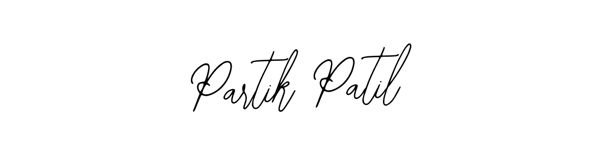 Also we have Partik Patil name is the best signature style. Create professional handwritten signature collection using Bearetta-2O07w autograph style. Partik Patil signature style 12 images and pictures png