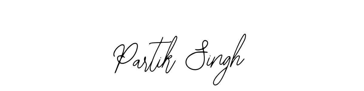 Also we have Partik Singh name is the best signature style. Create professional handwritten signature collection using Bearetta-2O07w autograph style. Partik Singh signature style 12 images and pictures png